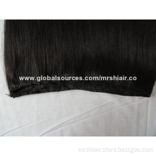 22-inch Natural Color Straight Peruvian Micro Ez Weft Hair